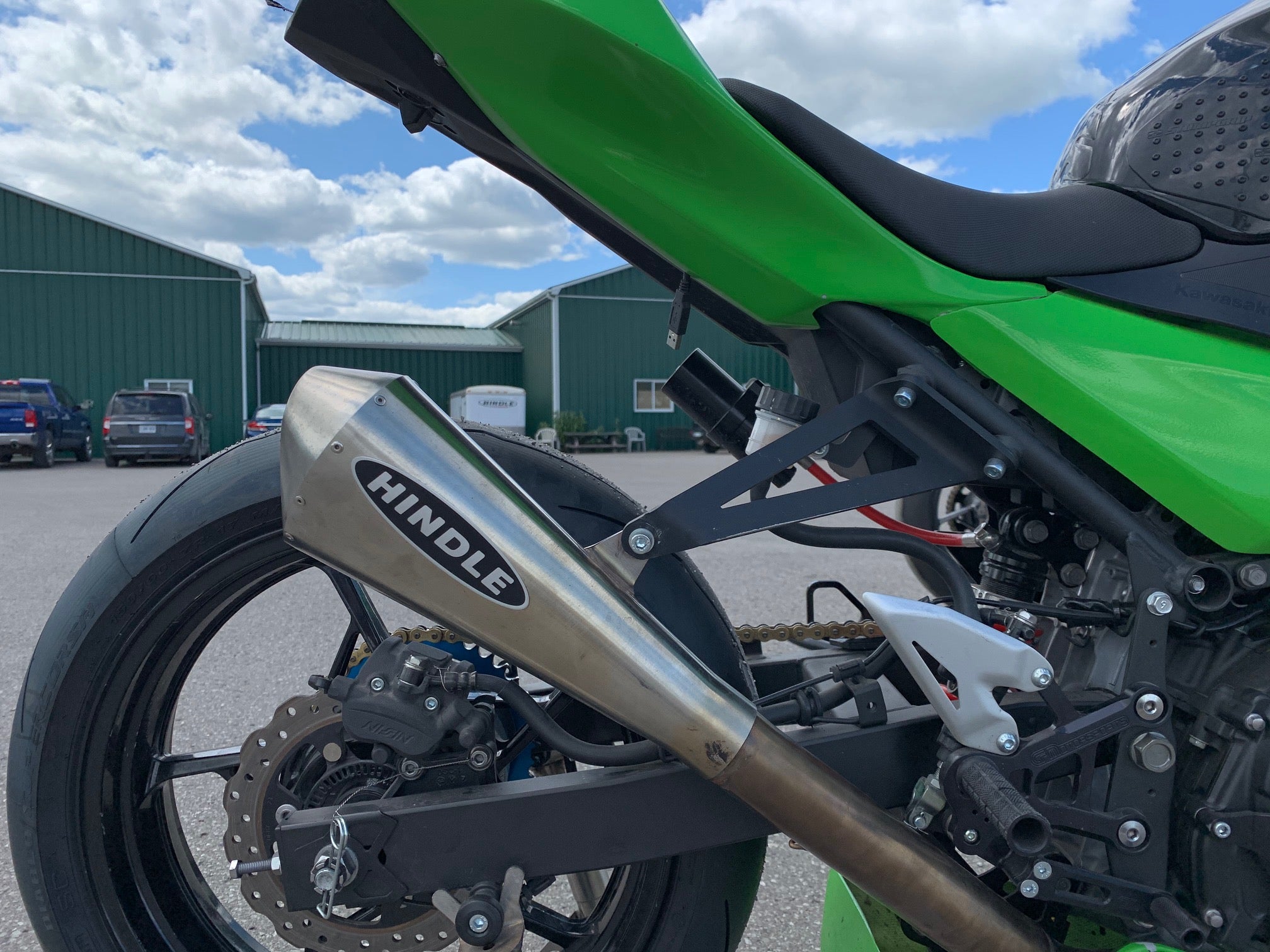 Hindle 2018-23 Kawasaki Ninja400, Ninja 500 Hindle Evolution Megaphone Full System Kawasaki