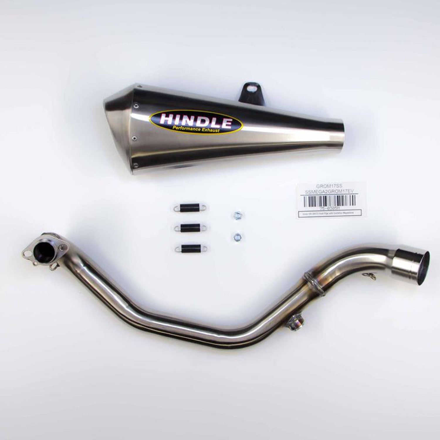 Hindle Evo Megaphone Full System Honda GROM 2017-20
