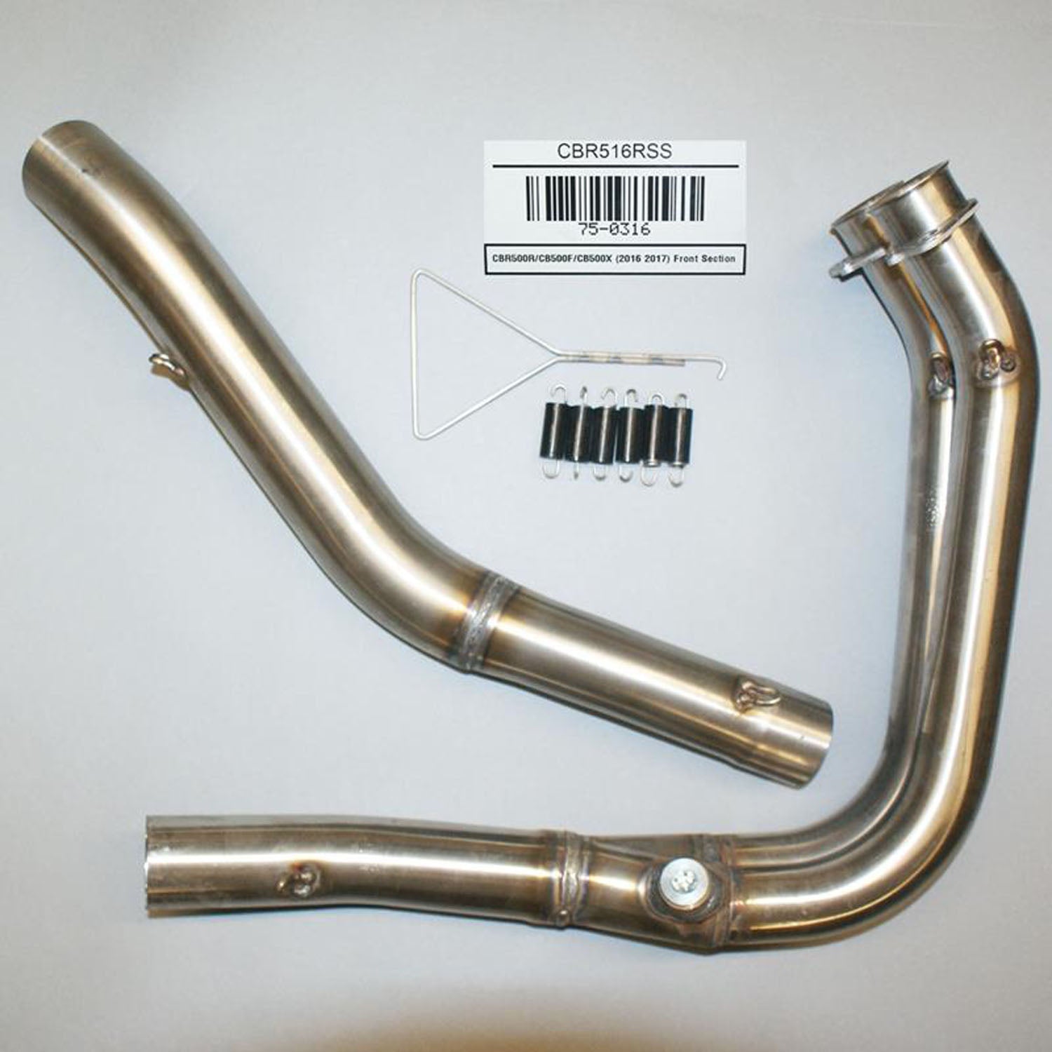 Hindle Evo Megaphone Full System Honda CBR500R/F/X 2016-17