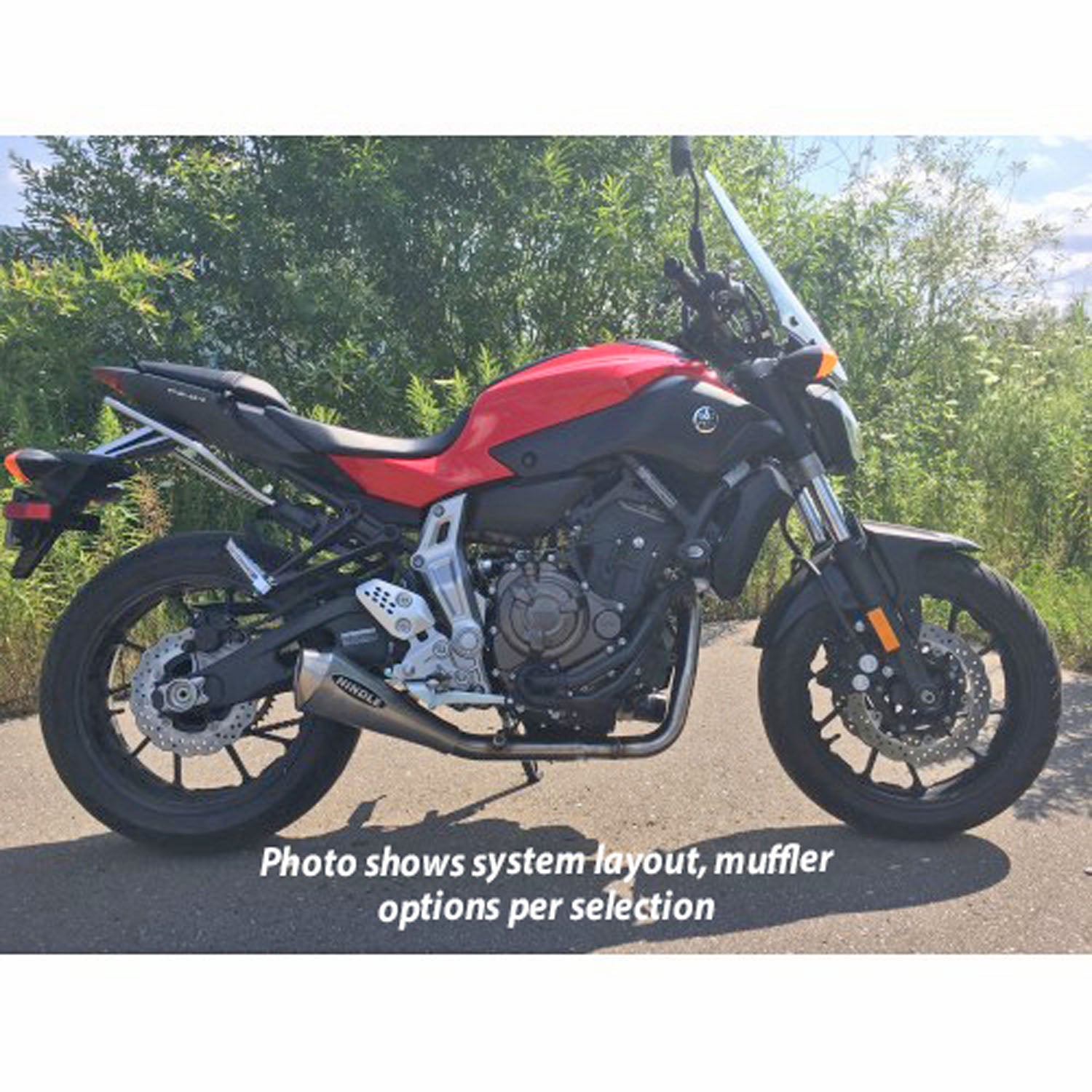 Hindle Evolution Megaphone Full System Yamaha FZ07, MT-07, XSR700 2015-21