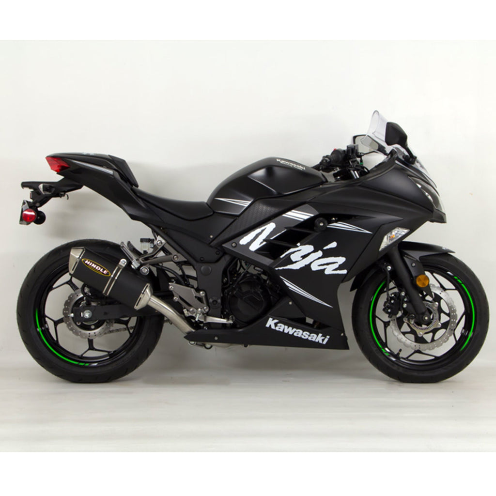 Hindle Evolution Slip-on System Kawasaki Ninja 300 2013-17