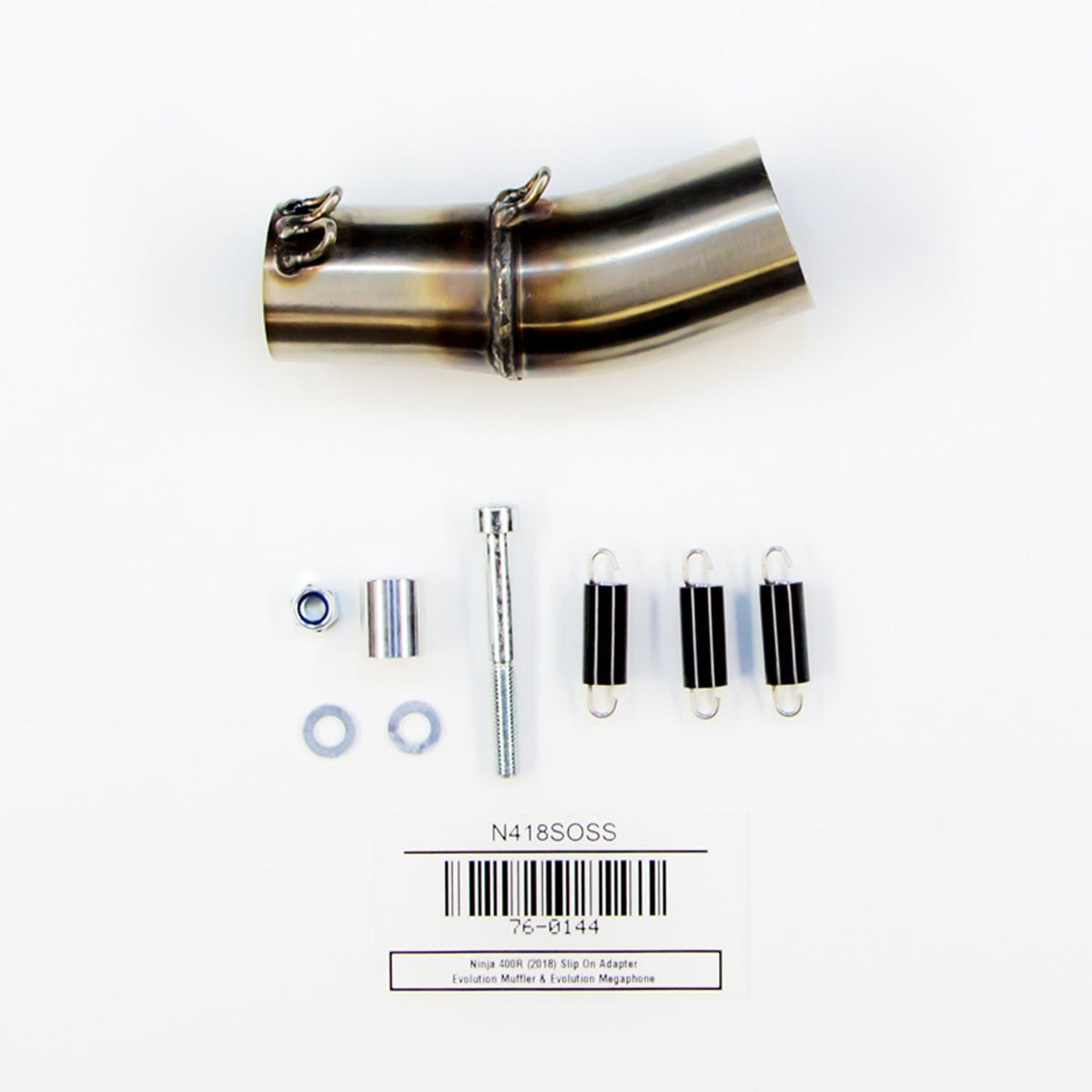 Hindle Evolution Megaphone Slip-on System Kawasaki Ninja EX400 2018-22