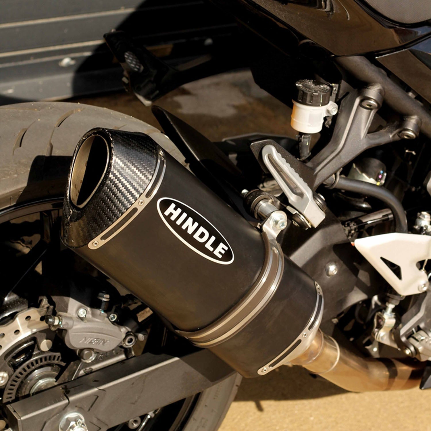 Hindle Evolution Slip-on System Kawasaki Ninja EX400 2018-22