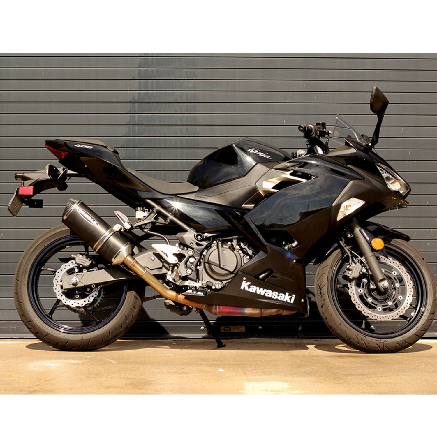 Hindle Evolution Slip-on System Kawasaki Ninja EX400 2018-22