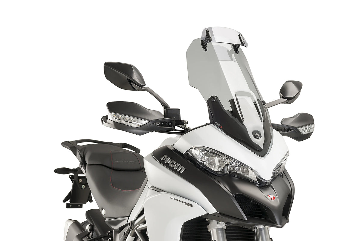 Puig Touring Windshield with Visor - Ducati Multistrada 950/1200/1260/S 2017-2020