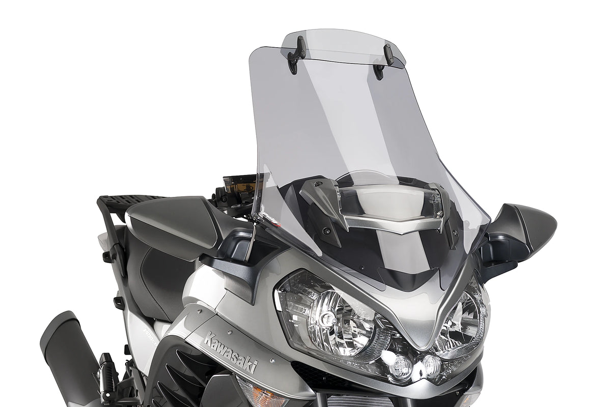 Puig Touring Windshield with Visor - Kawasaki Concours 14 2017-Present