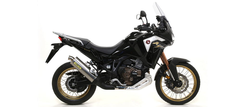 Arrow Maxi Race-Tech Approved Titanium Slip On - Honda CRF1100L Africa Twin/CRF1000L Africa Twin ABS