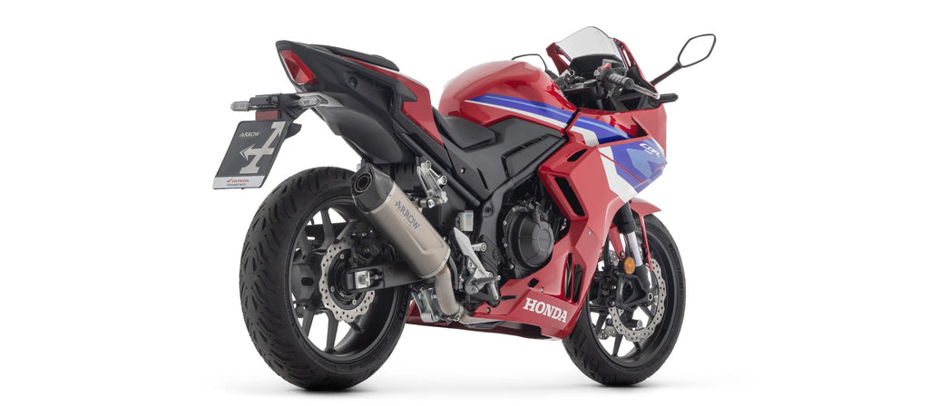Arrow Indy Race EVO Titanium Slip On with Carbon End Cap - Honda CBR500R ABS