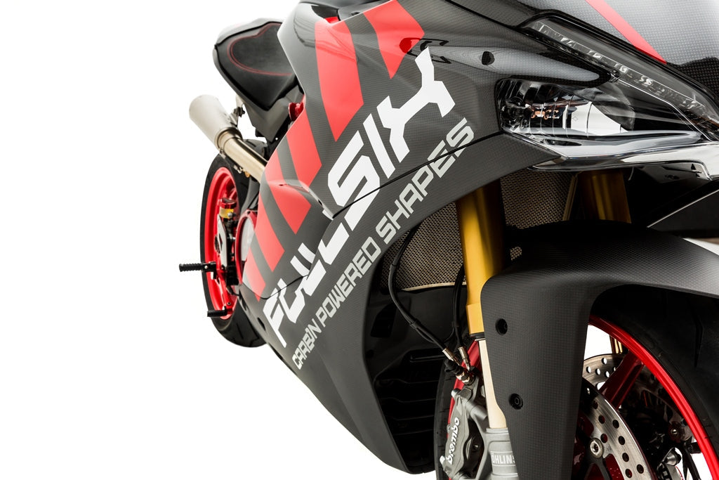 Fullsix Carbon Fairing Side Panel - Lower Right - Ducati Super Sport