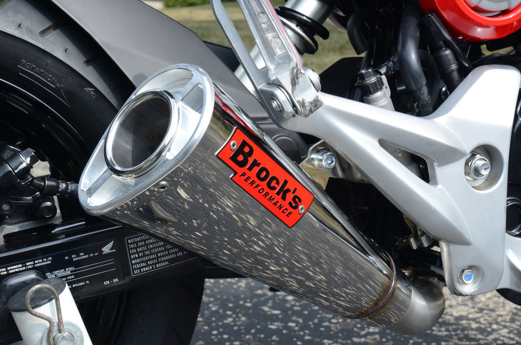 Brock's Performance Alien Head 2 Full System  12" Muffler Grom/MSX125 (14-15)
