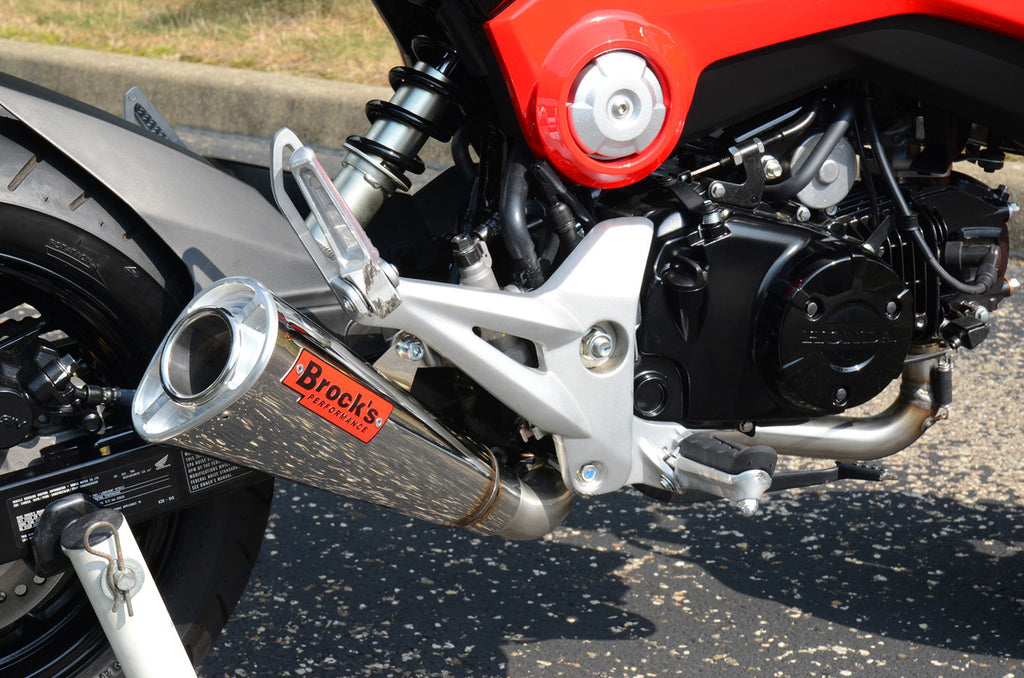 Brock's Performance Alien Head 2 Full System  12" Muffler Grom/MSX125 (14-15)