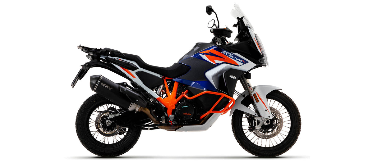 Arrow Sonora Titanium "Dark" Slip On with Carbon End Cap - KTM 1290 Super Adventure R/1290 Super Adventure S