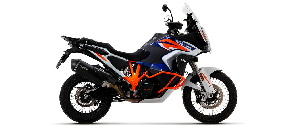 Arrow Sonora Titanium "Dark" Slip On with Carbon End Cap - KTM 1290 Super Adventure R/1290 Super Adventure S