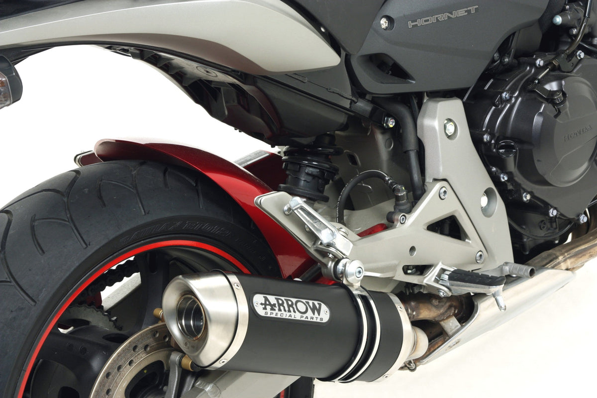 Arrow Street Thunder Aluminium "Dark" Slip On - Honda CB600F 599