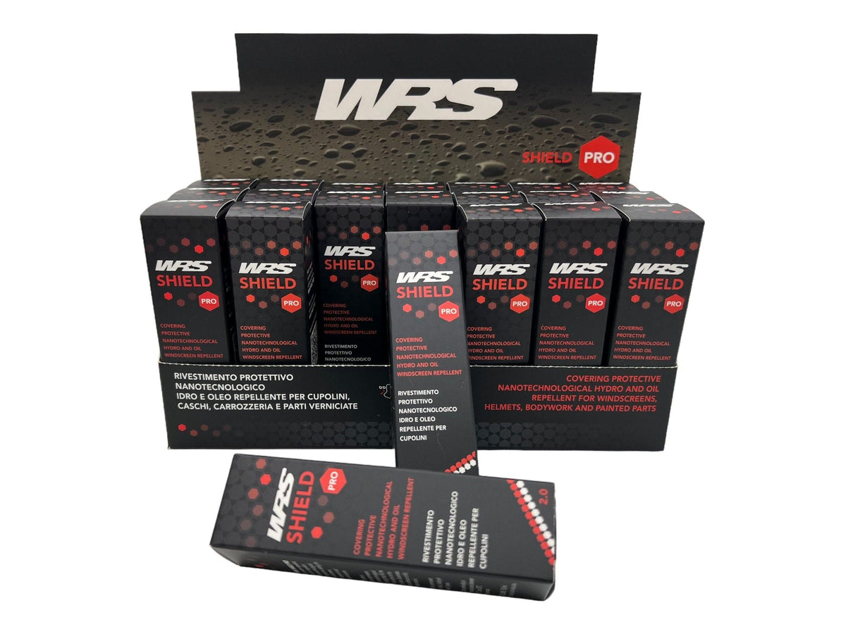WRS Shield 2.0 Nanotech Protection For Windscreens And Visors Display Box 21 Pieces