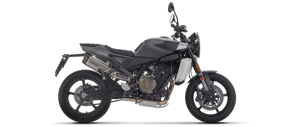Arrow Indy Race EVO Titanium Slip On with Carbon End Cap - Husqvarna Svartpilen 801