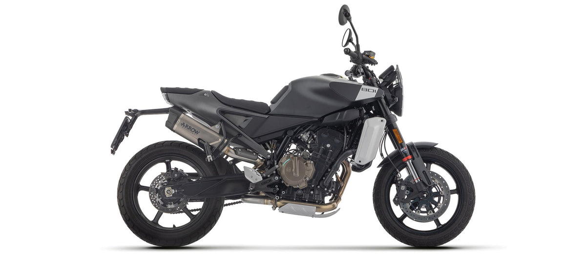 Arrow Indy Race EVO Titanium Slip On with Carbon End Cap - Husqvarna Svartpilen 801