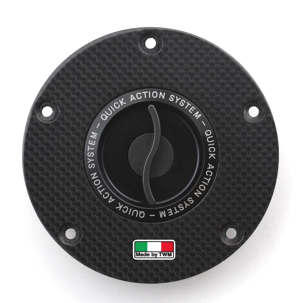 TWM Quick Action Carbon Gas Cap For KTM - KTM 1190 RC8/1190 RC8 R