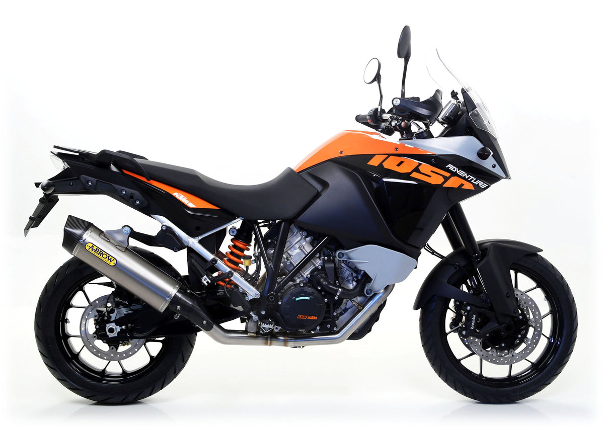 Arrow Maxi Race-Tech Titanium Slip On with Carbon End Cap - KTM 1050 Adventure/1190 Adventure