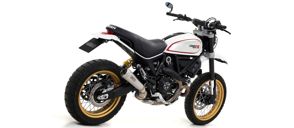 Arrow Catalytic Mid-Pipe for Stock Headers - Ducati Monster 797/Scrambler Classic