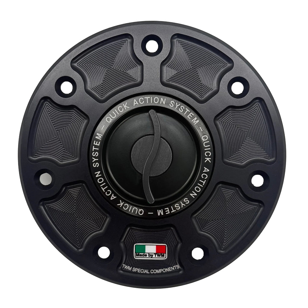 TWM Quick Action CNC Aluminum Gas Cap For Kawasaki - Kawasaki ZX636 Ninja ZX-6R/ZX750 Ninja ZX-7R