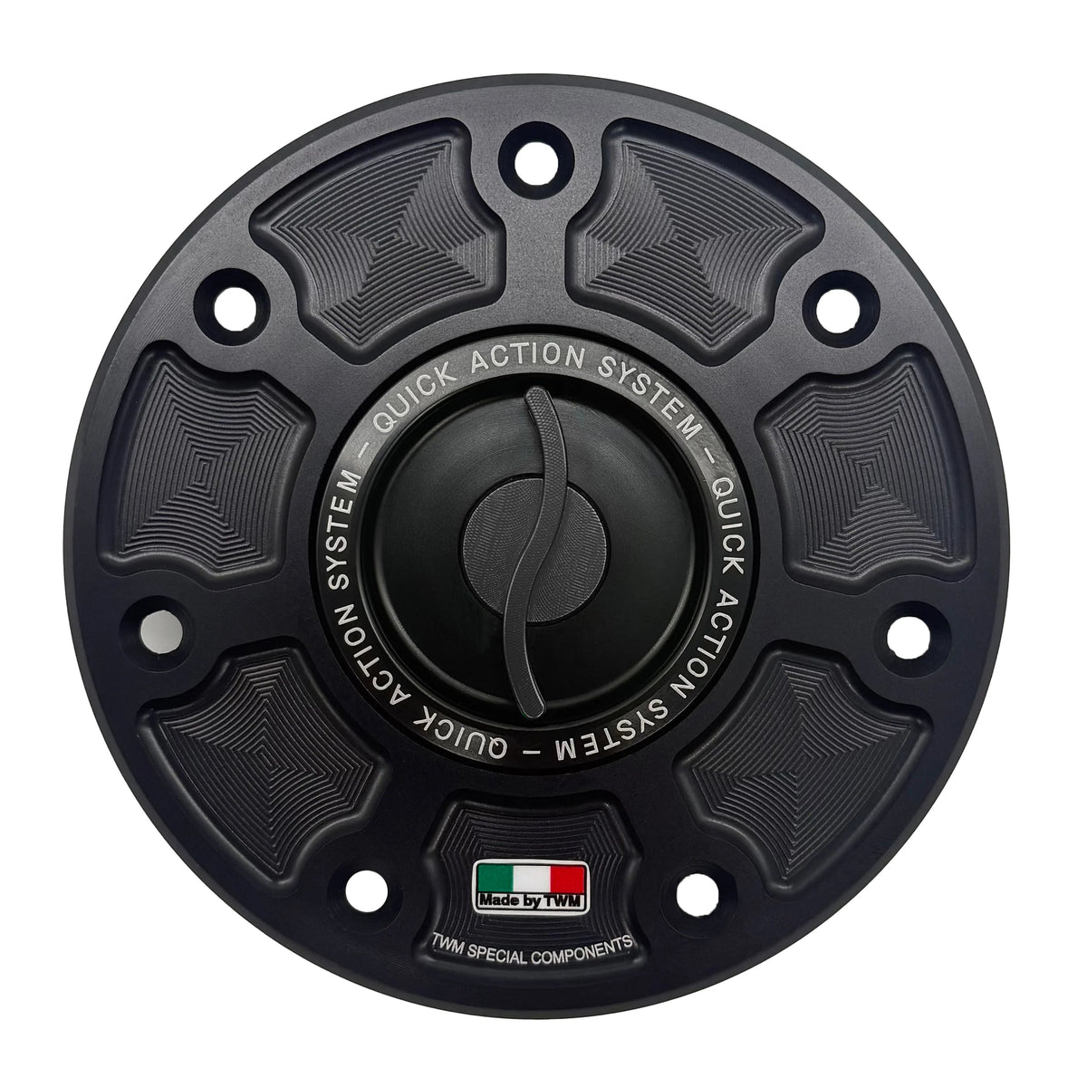 TWM Quick Action CNC Aluminum Gas Cap For Kawasaki - Kawasaki ZX636 Ninja ZX-6R/ZX750 Ninja ZX-7R