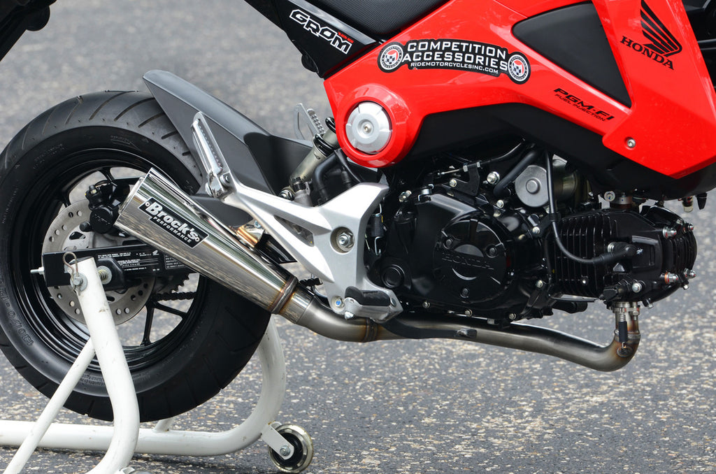 Brock's Performance ShortMeg 2 Full System 12" Muffler Grom/MSX125 (14-15)