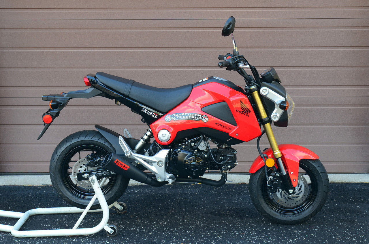 Brock's Performance Alien Head 2 Full System Black Cerakote® 12" Muffler Grom/MSX125 (14-15)