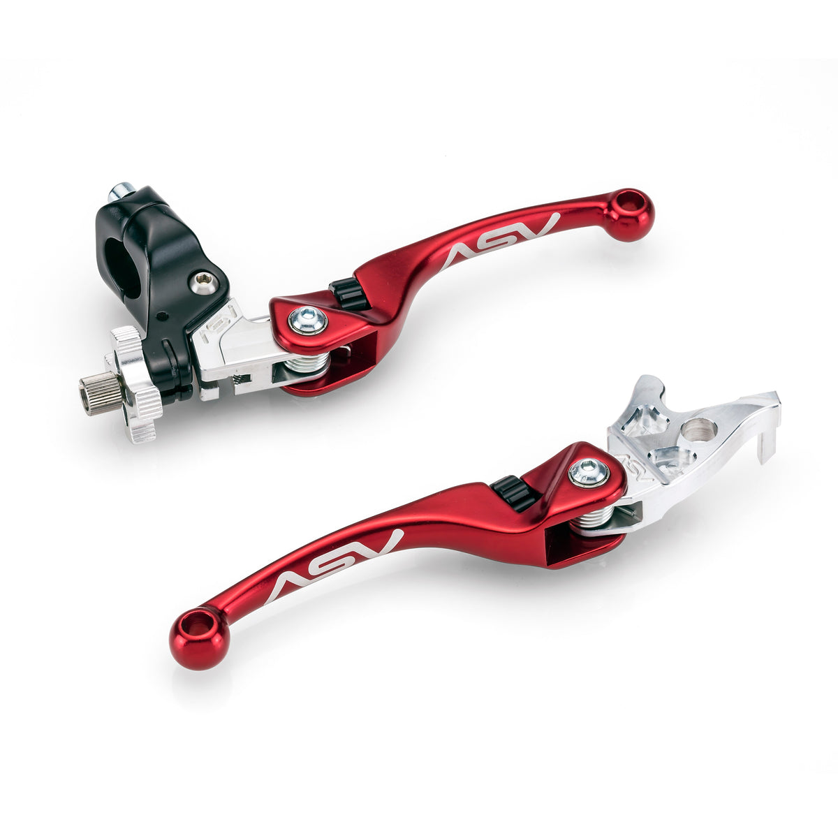 ASV F4 Series ATV Clutch and Brake Lever Pair Pack w/ Perch # BCF4A206SX