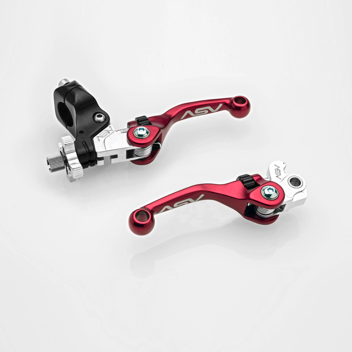 ASV F4 Series ATV Clutch and Brake Lever Pair Pack w/ Perch # BCF4A206SX