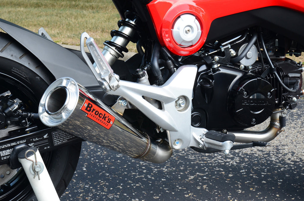 Brock's Performance ShortMeg 2 Full System 12" Muffler Grom/MSX125 (14-15)