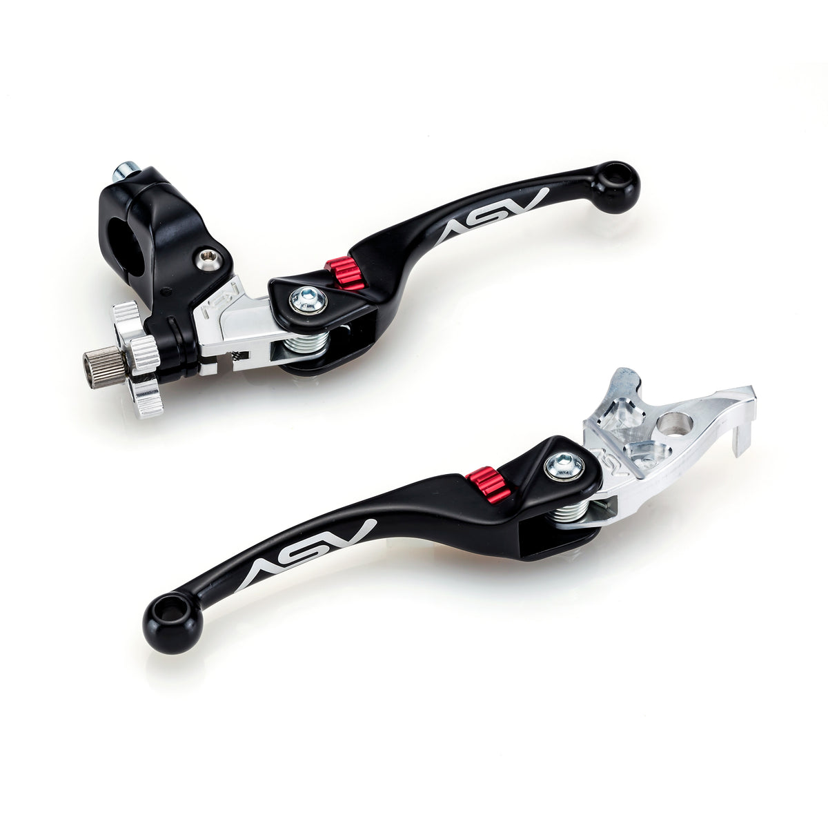 ASV F4 Series ATV Clutch and Brake Lever Pair Pack w/ Hot Start Perch # BCF4A206SHC