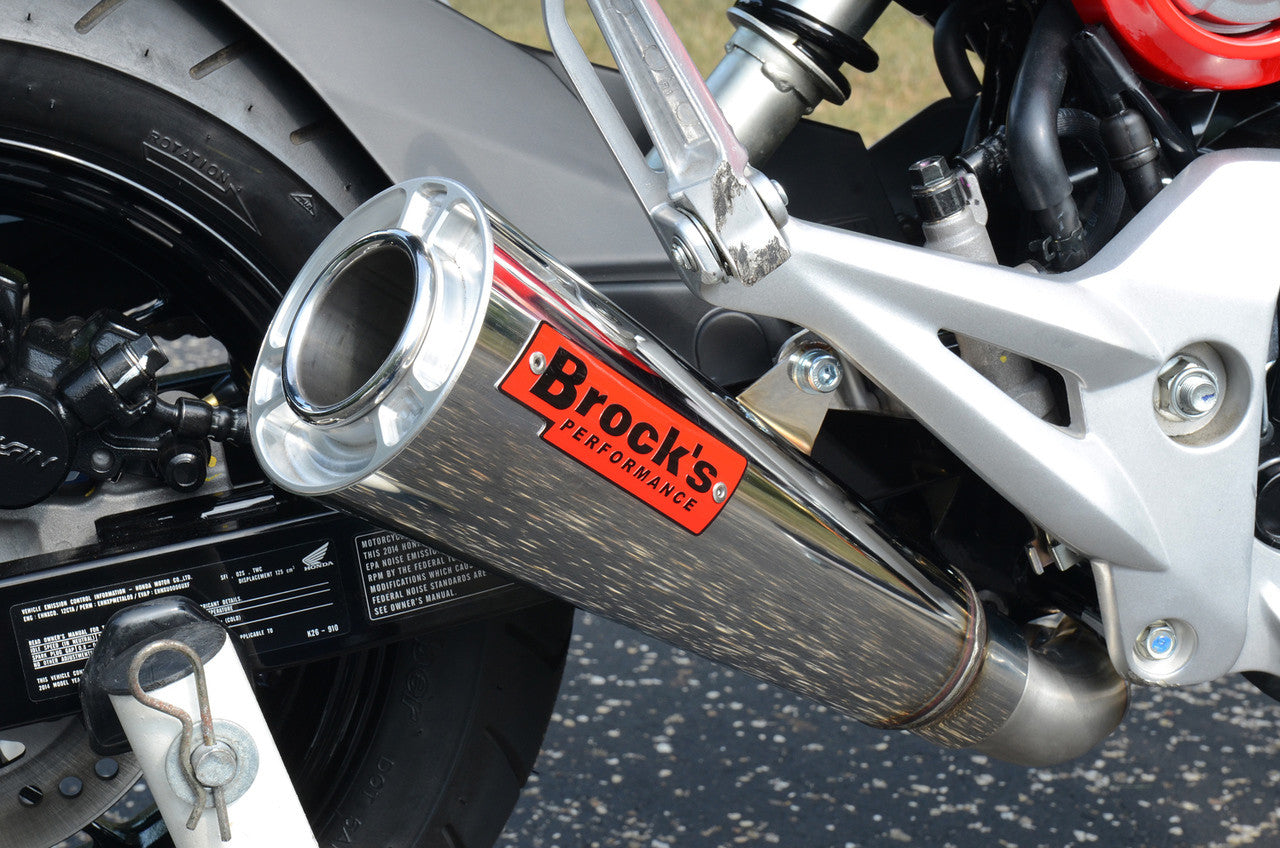 Brock's Performance ShortMeg 2 Full System 12" Muffler Grom/MSX125 (14-15)
