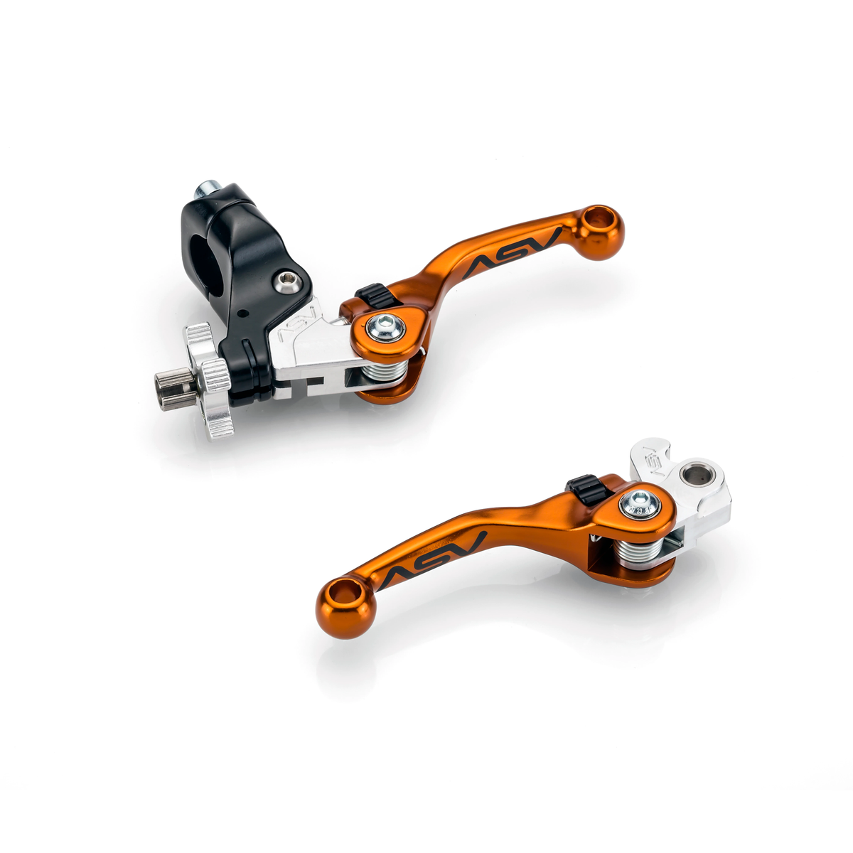 ASV F4 Series ATV Clutch and Brake Lever Pair Pack w/ Hot Start Perch # BCF4A206SHC