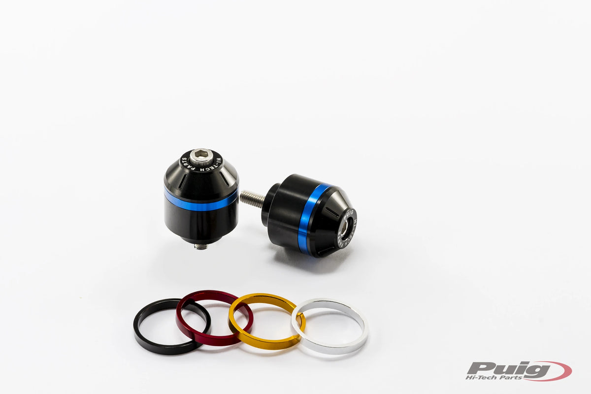 Puig Bar End Weights (with Rim) - Yamaha FJR1300A/AS Short Bar End w/Rings 2001-2015