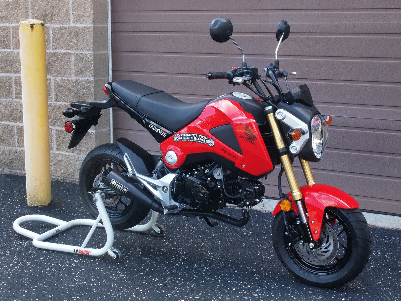 Brock's Performance ShortMeg 2 Full System Black Cerakote® 12" Muffler Grom/MSX125 (14-15)