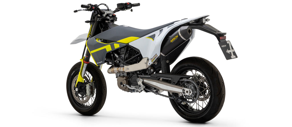 Arrow Racing Steel Header with Power Bomb, Interchangeable with Original One - Husqvarna 701 Enduro/701 Supermoto