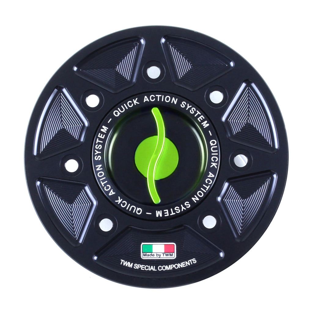 TWM Quick Action CNC Aluminum Gas Cap For Kawasaki - Kawasaki Z650/Z900