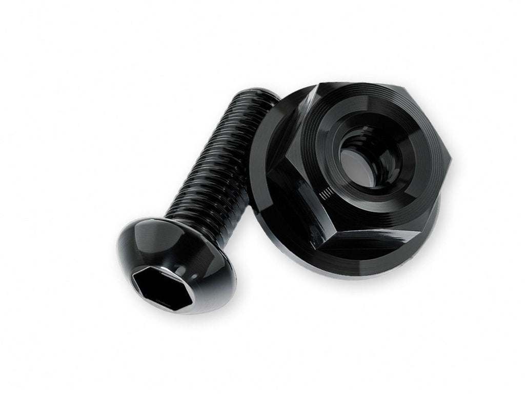 WRS WINDSCREEN M3x10MM ALUMINUM SCREW WITH NUTS KIT