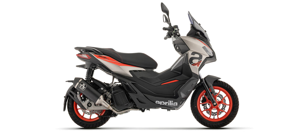 Arrow Racing Full System with Urban Aluminium "Dark" Slip On with "Dark"steel End Cap