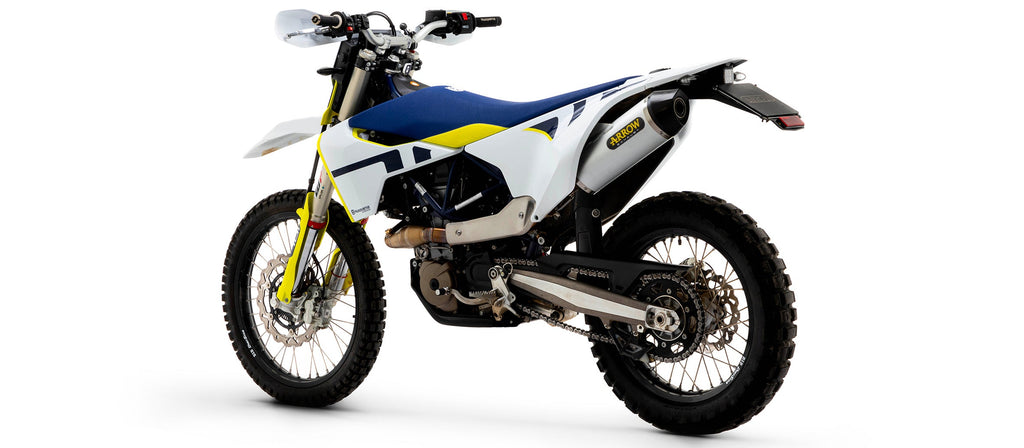Arrow Racing Titanium Header with Power Bomb, Interchangeable with Original One - Husqvarna 701 Enduro/701 Supermoto