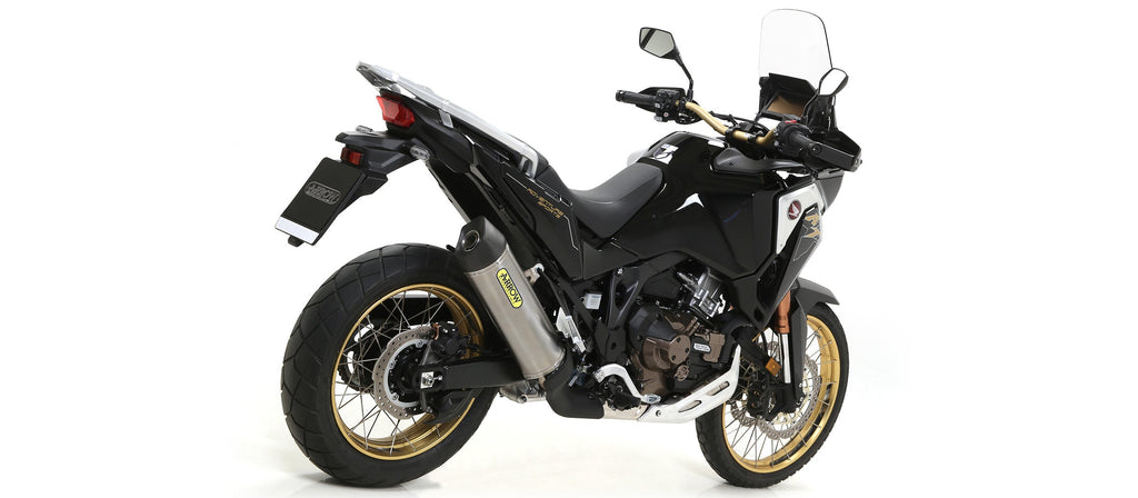 Arrow Maxi Race-Tech Titanium Slip On with Carbon End Cap - Honda CRF1100L Africa Twin/CRF1000L Africa Twin ABS