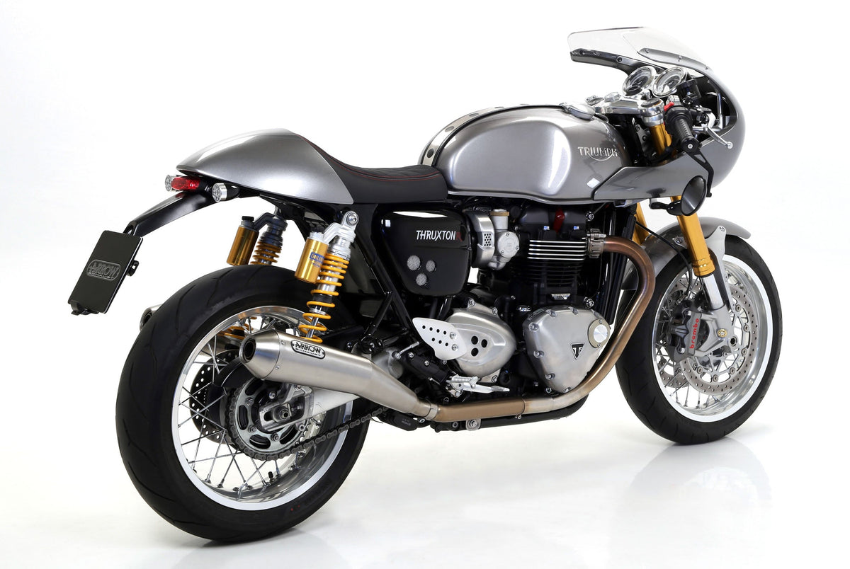 Arrow Nichrom Pro-Racing Slip Ons (Right & Left) - Triumph Thruxton RS/Thruxton TFC