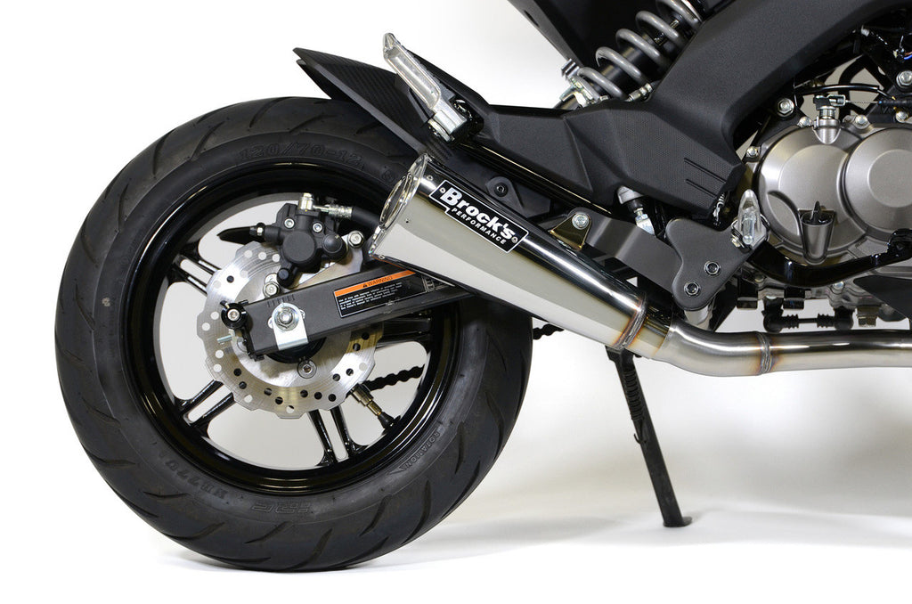 Brock's Performance Alien Head 2 Full System 12" Muffler Z125 Pro (17-26)