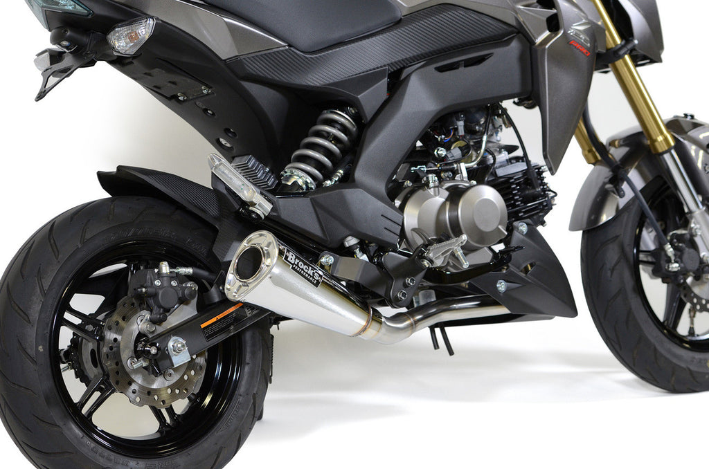 Brock's Performance Alien Head 2 Full System 12" Muffler Z125 Pro (17-26)