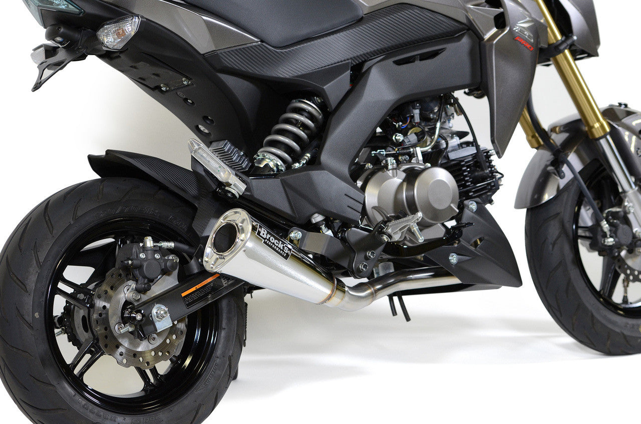 Brock's Performance Alien Head 2 Full System 12" Muffler Z125 Pro (17-26)