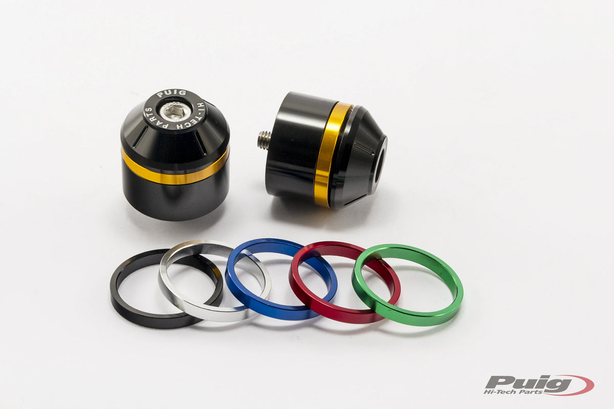Puig Bar End Weights (with Rim) - Triumph Street Twin 2016-Present