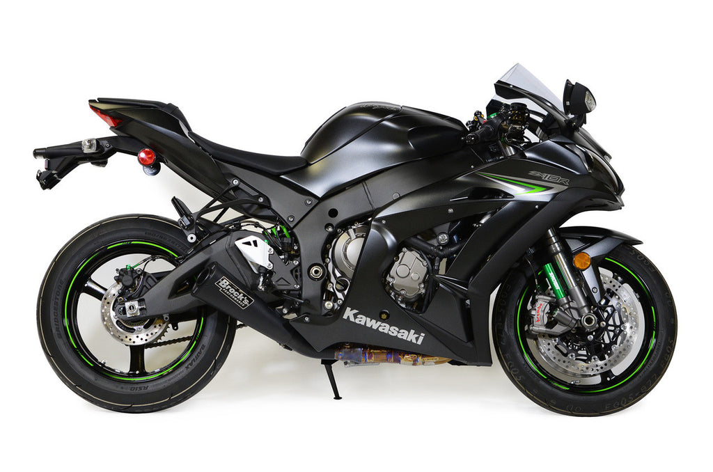 Brock's Performance Single Alien Head Slip-On (3/4 System) Black ZX-10R (16-20)
