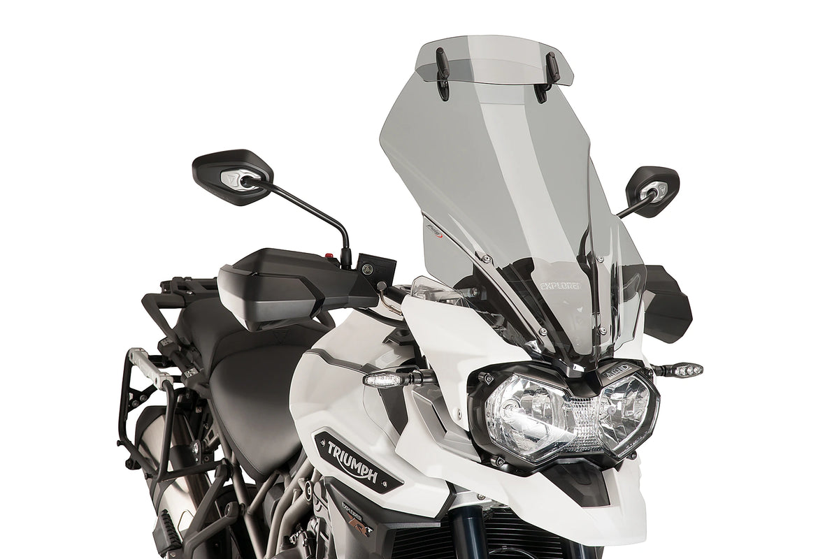 Puig Touring Windshield with Visor - Triumph Tiger Explorer/XC/XR/XRX/XRT/XCX/XCA
