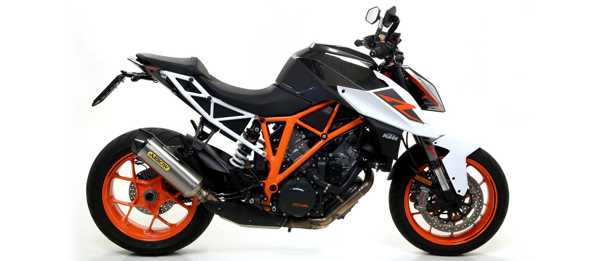 Arrow Race-Tech Titanium Slip On with Carbon End Cap - KTM 1290 Super Duke R/1290 Super Duke GT